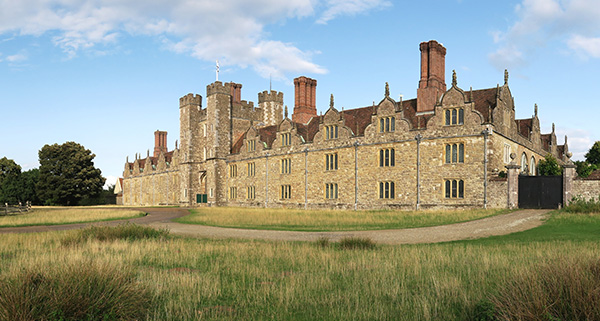 a view of Knole House at Knole Park - a National Trust location