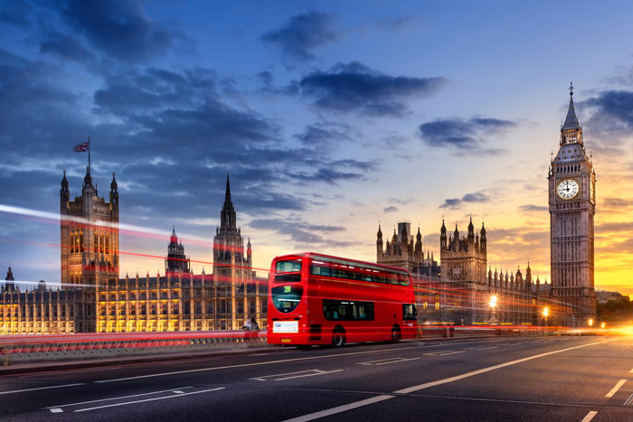 A view of big ben from a bridge